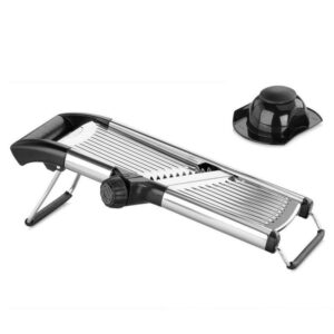 Овощерезка-мандолина P.L. Proff Cuisine Classic L 415 мм, B 130 мм, H 140 мм (3 насадки) артикул AMS-03