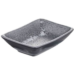 Соусник Борисовская Керамика «Млечный путь», 50мл; H25, L95, B70мм; фарфор; белый, черный артикул ФРФ88806253