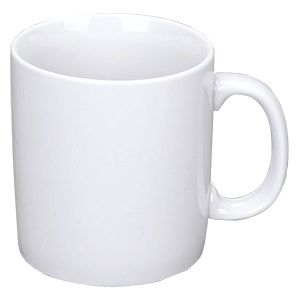 Кружка Дулево, 300мл, D8, H9, L12см, фарфор, белый артикул 03846