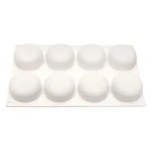 Форма силиконовая "Круг" 8 ячеек 68*68*26 мм, P.L. Proff Cuisine