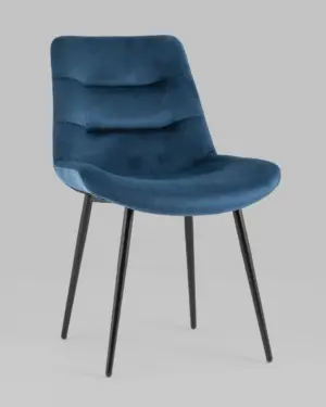 Стул Остин велюр пыльно-синий 2 шт