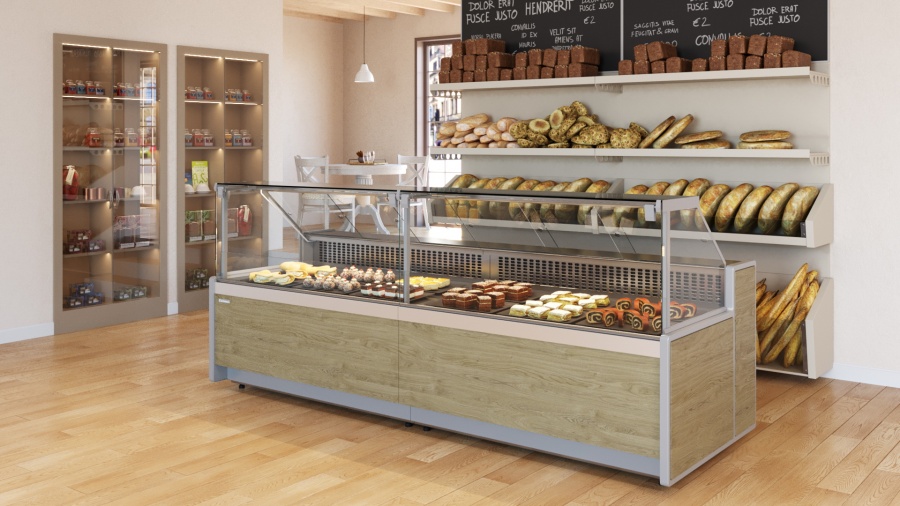 Витрина холодильная Carboma Gelios GC111 SV 1,25-1 (1010 Мариель)