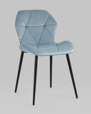 Стул Эдвин велюр пыльно-голубой 2 шт
