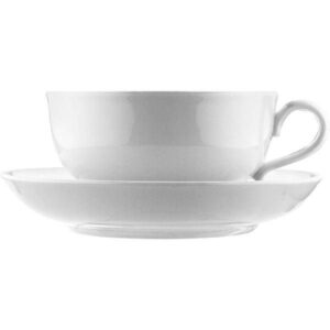 Бульонница Дулево, 400мл; D17, H7см, фарфор, белый артикул 02443