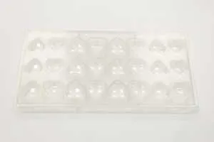 Форма для шоколада "Сердце" 24 ячейки 28*26*15 мм, поликарбонат, P.L. Proff Cuisine