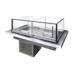 Встраиваемая кондитерская витрина Финист Glassier Сombo GC812-5/500