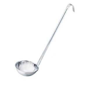 Половник MGSteel цельнотянут. нерж. l ручки 320 мм. d 105 мм. 240 мл. артикул LOP08