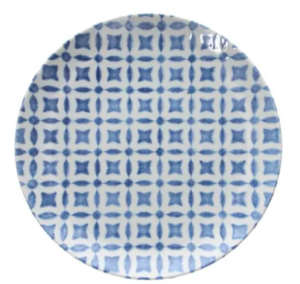 Тарелка Tognana Jago Blu D 255 мм, H 30 мм, голубой/белый артикул CP000268709