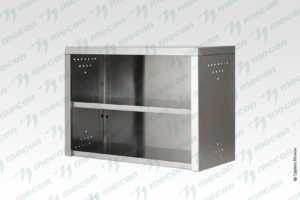 Полка навесная закрытая ПНЗн - 600*400*600 "Norma Zn", цинк