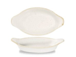 Блюдо для запекания CHURCHILL Stonecast Barley White 255 мл, L 205 мм, B 113 мм артикул SWHSSOEN1
