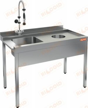 Стол предмоечный HICOLD НСДПМ-12/7,4БП