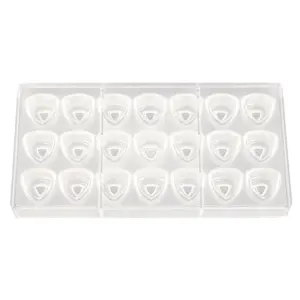 Форма для шоколада "Треугольник" 21 ячейка 28*20 мм, поликарбонат, P.L. Proff Cuisine