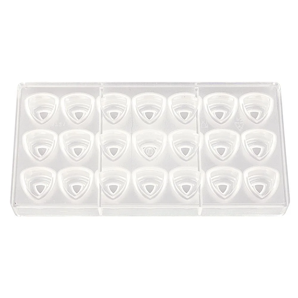 Форма для шоколада "Треугольник" 21 ячейка 28*20 мм, поликарбонат, P.L. Proff Cuisine