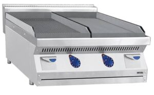 Поверхность жарочная электрическая Abat АКО-80/2Н-Ч-00 1 поверхность гладкая - 1 поверхность рифленая (700 серия)