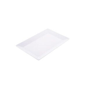 Блюдо Rubikap 28х18 cм из поликарбоната белый артикул PL.1828 - PC002