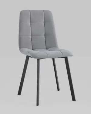 Стул Oliver Square велюр серый 2 шт