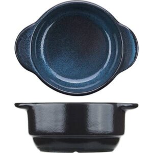 Бульонница Борисовская Керамика «Млечный путь голубой»; 300мл; D115, H55мм, фарфор,голубой, черный артикул ФРФ88804664