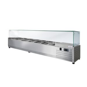 Настольная холодильная витрина ToppingBox НХВсп-7 (с прямоугольным стеклом)