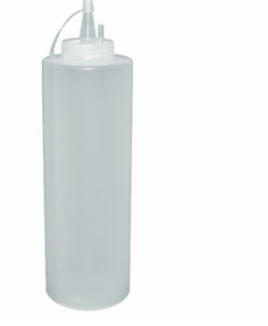 Емкость для соуса MGprof 375 мл. d 55 мм. h 215 мм. с крышкой бел. артикул 1740