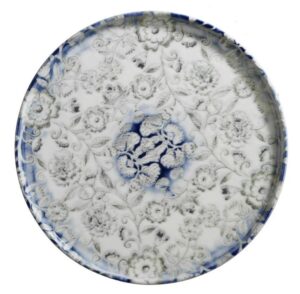 Тарелка Kutahya Blue Blanc D 240 мм, H 18 мм артикул BNROT24DU891310