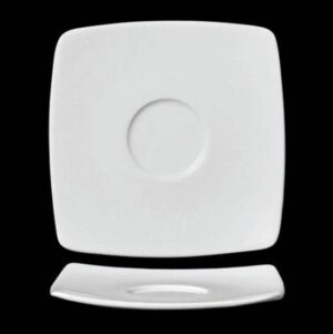 Блюдце Башкирский фарфор 145*145 мм квадратное /12/ артикул 803145