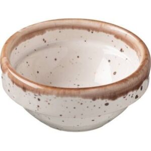 Соусник Борисовская Керамика «Пунто Бьянко»; 30мл; D60, H25мм, фарфор; белый, черный артикул ФРФ88801851