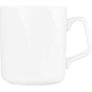 Кружка Добрушский фарфоровый завод «Эльза»; 350мл; D8,2, H9,2, L115,8см, фарфор, белый артикул 6C0124