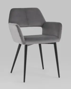 Стул Денди велюр серый 2 шт