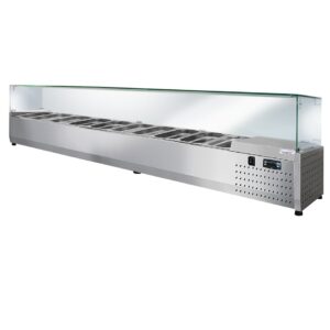 Настольная холодильная витрина ToppingBox НХВсп-10 (с прямоугольным стеклом)