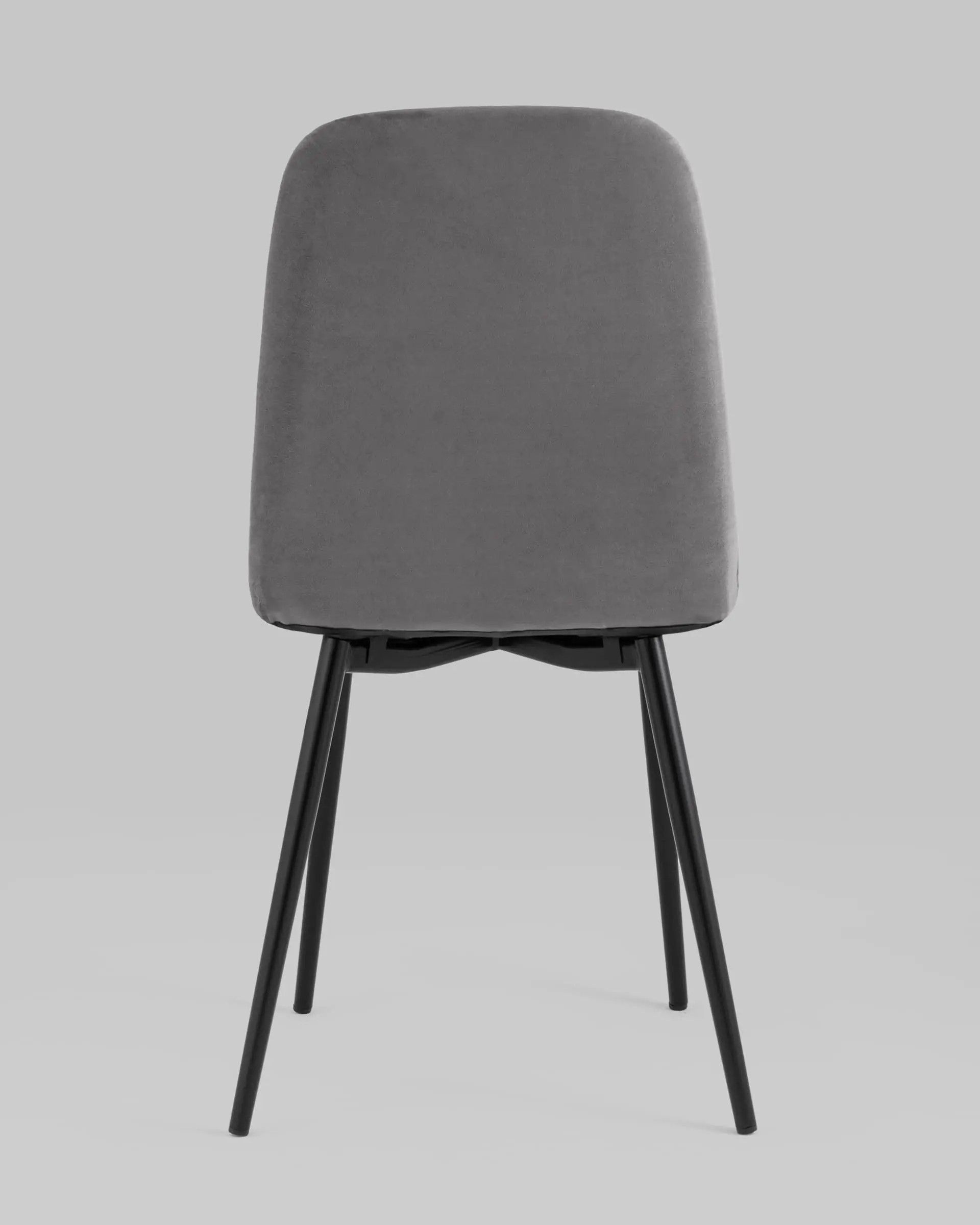 Стул Easy велюр тёмно-серый 2 шт. комплект