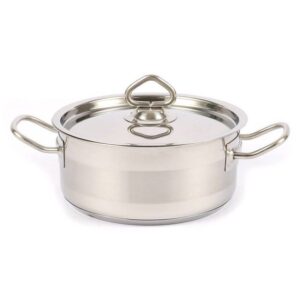 Кастрюля нержавеющая Kitchen Muse SD11808 с тройным дном 180*80мм объем 2 л артикул SD11808