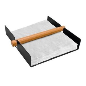 Салфетница Vin Bouquet горизонтальная нерж. (салфетки 24*24 см) с держат. 18*18*4 см /1/ артикул FIH 790