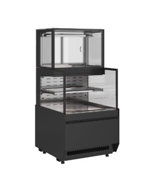 Витрина холодильная/тепловая Carboma Cube 2 Combi KC70 VV/SH 0,6-2-1 STANDARD БОКОВИНА СТУПЕНЬКА (версия 2.0) (9005-0430)