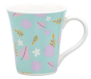 Кружка OXFORD Bazar Tulipa Match зеленая 330 мл, D 95 мм, H 105 мм артикул A637-3U7P