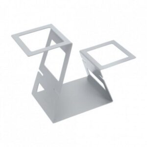 Подставка фуршетная Luxstahl Фламинго L 420 мм, B 200 мм H 290 мм, серебро артикул мки329/1