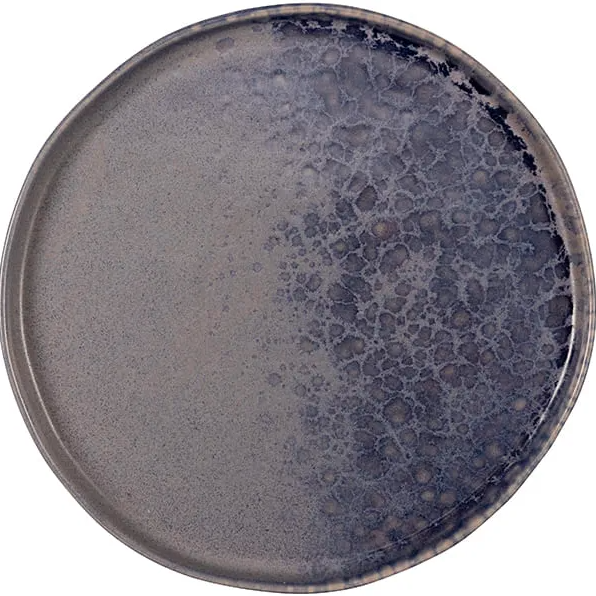Тарелка мелкая Le CoQ Phobos D 265 мм, H 20 мм, серый, синий артикул LPHO019GB003265