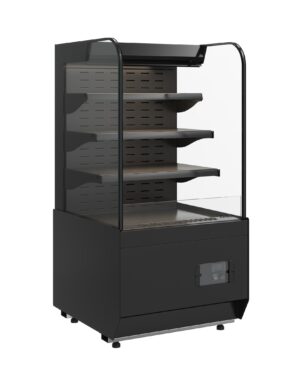 Витрина холодильная Carboma Radius KR70 VM 0,6-2 STANDARD открытая, горка (9005)