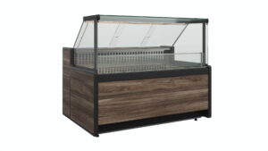 Витрина холодильная Carboma Gelios GC111 SV 0,94-1 (1008 Темный дуб)