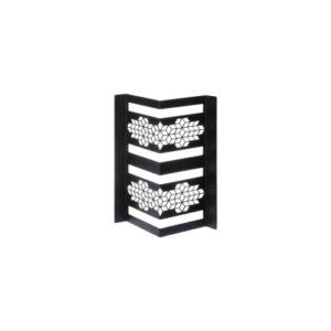 Подставка фуршетная Luxstahl 220х95х310 мм ажурная черный артикул мки331/2