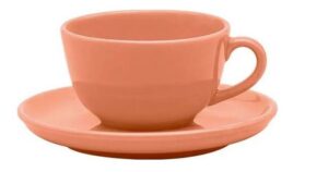 Чайная пара OXFORD Flat Apricot 200 мл, D 140 мм артикул AO04-1A03