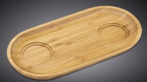 Блюдце Wilmax овальное с 2-мя выемками L 305 мм, B 150 мм артикул WL-771122/A