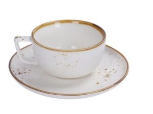 Чайная пара P.L. Proff Cuisine Elegance Sun 210 мл, D 100 мм, H 60 мм артикул NGD011