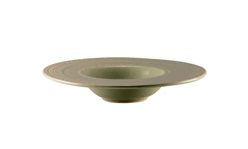 Тарелка для пасты Le CoQ Skalistos 200 мл, D 230 мм, H 40 мм, зеленый артикул LSKA034VS006230