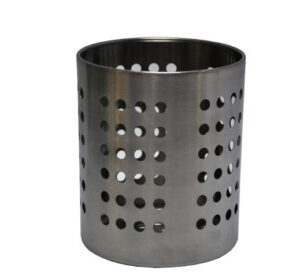 Подставка для столовых приборов (стакан) MGSteel перфор. нерж. d 100 мм. h 125 мм. артикул FC8NM