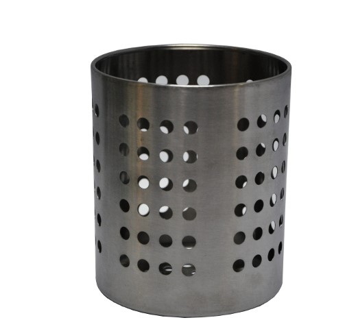 Подставка для столовых приборов (стакан) MGSteel перфор. нерж. d 100 мм. h 125 мм. артикул FC8NM