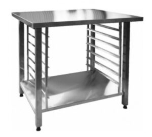 Подставка ППК 1 ряд направл. на 6 уровней, для противней (460*330) каркас сварной труба нерж.40*40 мм, 700*700*700 мм