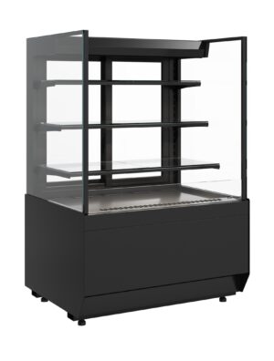 Витрина холодильная Carboma Cube 2 KC70 VM 0,9-2 STANDARD открытая ПРЯМАЯ БОКОВИНА (версия 2.0) (9005)