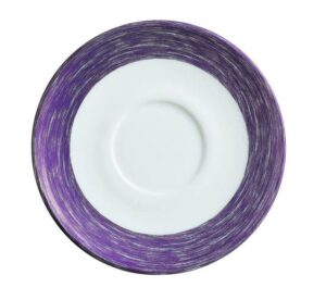 Блюдце Arcoroc Brush фиолетовое D 140 мм (чашка L0781) артикул L0782
