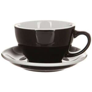 Кофейная пара Loveramics Egg 300ml цвет черный (black BBK) артикул 300-03BBK/04BBK