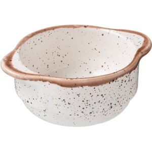 Бульонница Борисовская Керамика «Пунто Бьянка»; 300мл; D11,5см, фарфор; белый, черный артикул ФРФ88804651